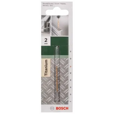 Produktbild von Bosch 2 609 255 090, Bohrer, 2 mm, 49 mm, Hartplastik, Metall, 2,4 cm, 2 mm