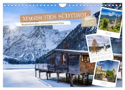 Produktbild von MAGISCHES SÜDTIROL (Wandkalender 2027 DIN A4 quer), CALVENDO Monatskalender