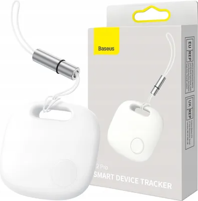 Produktbild von Baseus T2 Pro Smart GPS Tracker pre detské kľúče do kabelky biely (FMTP000002)