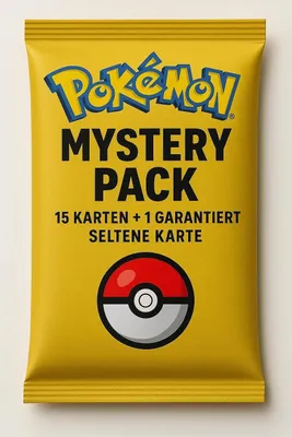 Produktbild von Pokémon Mystery Pack S 15 Karten 1 seltene EX, Promos oder besser sammelkarten