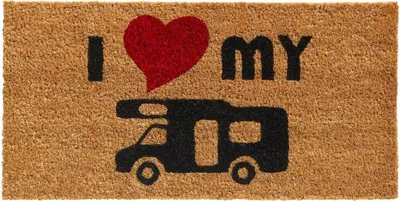 Image de Tapis de coco camping-car comme tapis de propreté extérieur