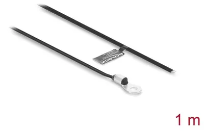 Obrázek produktu pro DeLOCK 91808, Prodlužovací kabel, Černá, 1000 mm, 1 kusů