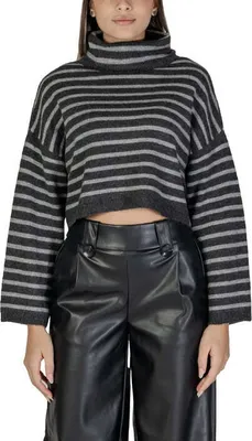 Produktbild von Only Strickpullover Langarm Hochgeschlossen Schwarz Größe M Herbst/Winter