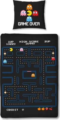 Produktbild von PAC-MAN Bettwäsche, 200 x 135cm, 80 x 80cm, 100% Baumwolle