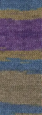 Produktbild von Lana Grossa - Linarte Color 0208 violett petrol khaki sandgelb