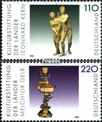 Produktbild von Briefmarken BRD (BR.Deutschland) 2000 Mi 2107-2108 (kompl.Ausg.) gestempelt Kunstwerke