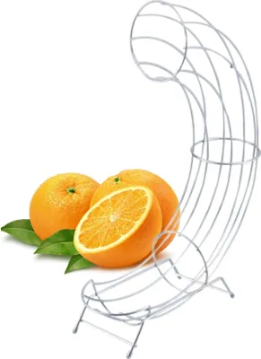 Immagine prodotto di Novaliv 1x porta arance Dispenser per arance 9x44x32cm in acciaio cromato elegante e robusto perfetta alternativa alla ciotola per la frutta dispenser per la frutta ciotola per la frutta porta arance cesto per la frutta