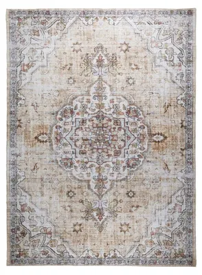 Zdjęcie produktu dla Dywan orientalny - Leyla Medallion Taupe