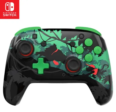 Produktbild von Turtle Beach Rematch Wireless Controller: Donkey Kong - Offiziell Lizenziert von Nintendo für Nintendo Switch 2 und 1 - C Button nicht vorhanden, Gamepad, Nintendo Switch, Nintendo Switch 2, Nintendo Switch Lite, Nintendo Switch OLED, Kabellos, RF, USB Typ-C, 9 m