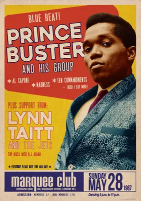 Obrázek produktu pro Prince Buster – Lynn Taitt – Plakát – 59x84 cm