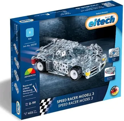 Obrázok produktu pre Eitech Speed Racer (Model 3), Stavebnica, 8 rok / roky, 435 kusov