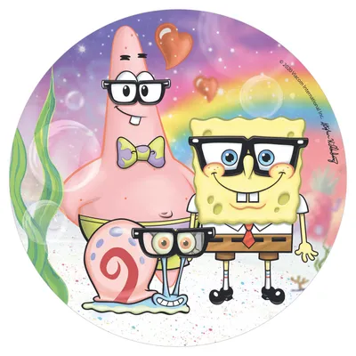 Produktbild von Dekora- Kuchendekoration für Kindergeburtstage auf Platte aus Oblatenpapier, SpongeBob, 20