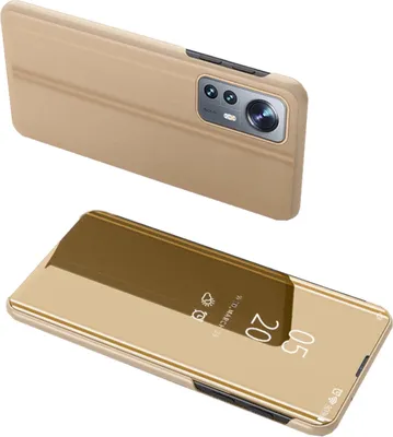 Immagine prodotto di Per Xiaomi 12 / 12X Smart Cover Clear View Custodia per cellulare Custodia Case Oro
