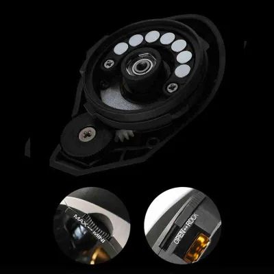 Zdjęcie produktu dla Kołowrotek castingowy Baitcaster 7.2:1 Szybki kołowrotek owy z hamulcem magnetycznym 18LB Max Drag dla leworęcznych