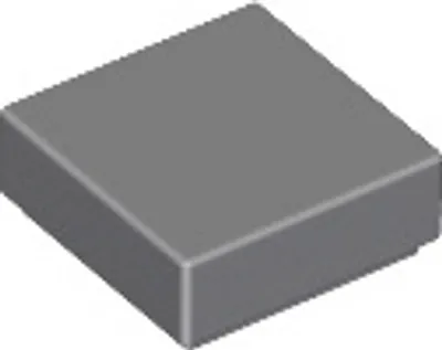 Image de 25 pièces LEGO, pièce c. 3070 en gris foncé