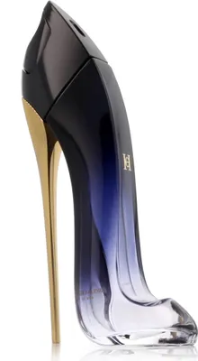 A perfume bottle shaped like a high-heeled shoe.