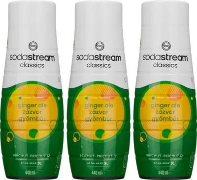 Image de Sirop Sodastream Ginger Ale, 440 ml, 3 pièces