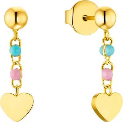Produktbild von Prinzessin Lillifee 2033364 Mädchen Ohrstecker Herz Edelstahl Gold