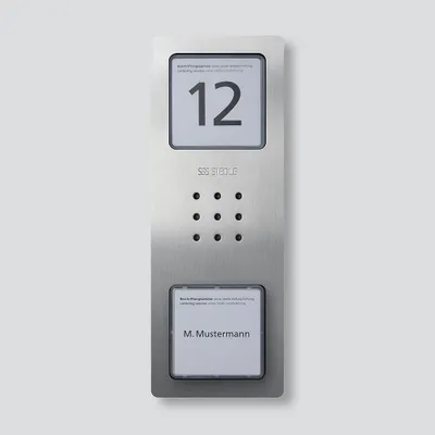 Produktbild von SIEDLE & SÖHNE Siedle Audio-Türstation CA 850-1 E Siedle Compact Edelstahl gebürstet