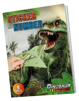 Zdjęcie produktu dla Dinosaurier Expedition Puzzle-Sticker-Set