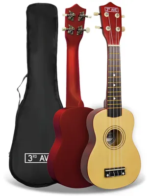 Productafbeelding van Ukelele - Sopraan - 21 inch - Naturel - Met tas