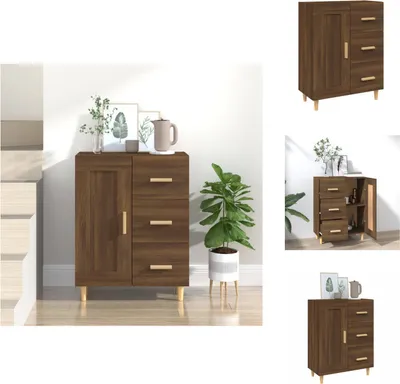 Produktbild von vidaXL Sideboard Braun Eichen-Optik 69,5x34x90 cm Holzwerkstoff - Sideboards