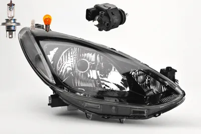 Obrázok produktu pre Johns, svetlomet vhodný pre Mazda 2 DE 10/2007- pravý + žiarovka so servomotorom