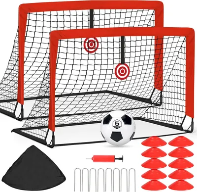 Produktbild von Fußballtor, 120 x 90 cm, faltbar, aus Glasfaser, für den Garten