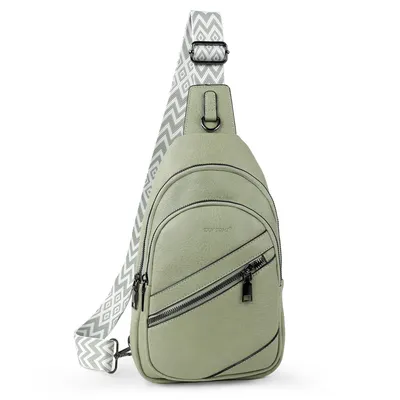 Produktbild von Umhängetasche Brusttasche Damen Sling Bag Rucksack Frauen Schultertasche Handy Umhängetasche Crossbag Umhängen für Outdoorsport