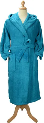 Immagine prodotto di A&R 026.50 | Accappatoio da uomo con cappuccio Accappatoio con cappuccio - Colore: Blu scuro - Taglia: S/M