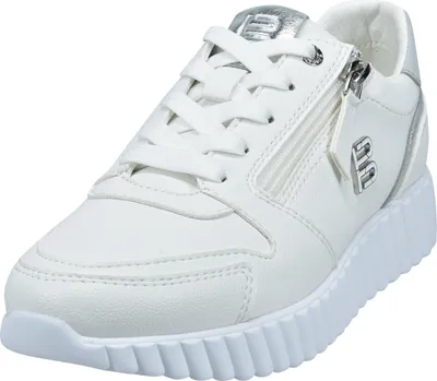 Produktbild von Bagatt Sneaker - Weiß / Silber Leder/Synthetik : 44 : Normal Größe: 44 Weite: Normal