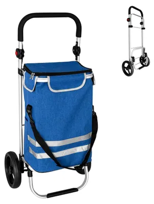 Produktbild von Faltbarer Einkaufswagen, 45 l, Kühltasche, 35 kg Tragkraft