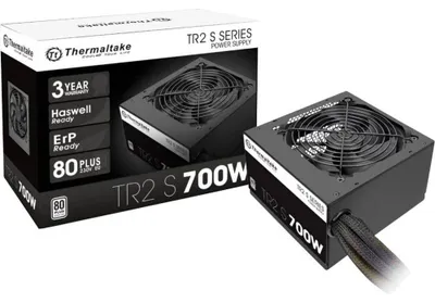 Obrázok produktu pre Thermaltake TR2 S 700W | Zdroj pre počítače (ATX) | 80-Plus | Tichý 120mm ventilátor | EÚ