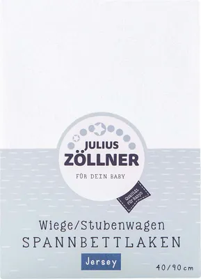 Produktbild von Spannbetttuch Jersey f. Wiege weiß