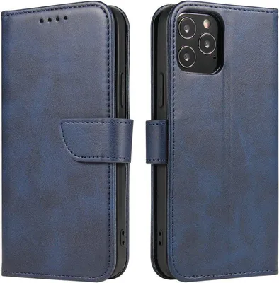 Immagine prodotto di Premium Magnetic Case Book Case Custodia Protettiva Cover Pieghevole Custodia Stand Funzione Accessori compatibile con iPhone 15 Plus Blu