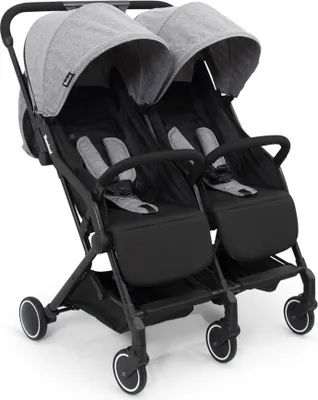 Image de Baninni Zwillingskinderwagen Adige Grau