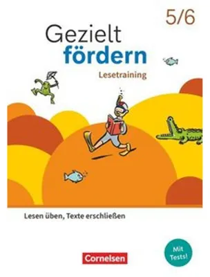 Produktbild von Gezielt fördern 5./6. Schuljahr - Lern- und Übungshefte Deutsch 2025 - Lesetraining - Lesen üben, Texte erschließen - Thematisches Arbeitsheft mit Lösungsbeileger