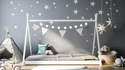 Produktbild von Kinderbett Tipi Massivholz Einzelbett 3ft 90x190 80x180 80x160 - Montessori Haus Hütte Bett - Kleinkind Bett - Für Jungen Und Mädchen - Natur Kieferholz