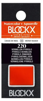 Produktbild von Aquarell Pyrrolo Zinnober- 1/2 Napf