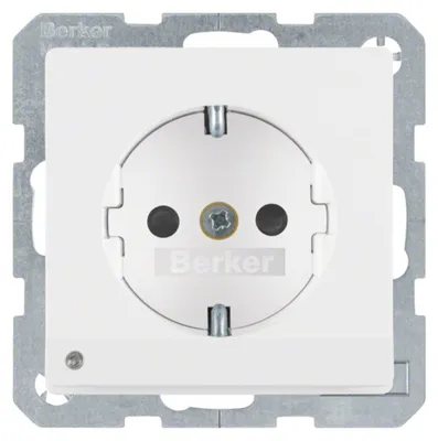 Produktbild von Berker 41096089, Typ F, Weiß, 250 V, 16 A, 50/60 Hz