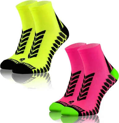 Produktbild von Sesto Senso Sport Socken SPORT SOCKS – 2er Pack | Atmungsaktiv & nahtlos | Für jedes Wetter | Laufen, Fitness, Nordic Walking | Uni | Größen 35-46