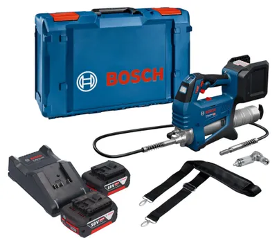 Produktbild von Bosch GFP 18V-10 Akku Fettpresse 18 V 10000 psi + 2x Akku 5,0 Ah + Ladegerät + XL-Boxx
