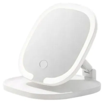 Produktbild von Verk 27726 LED-Kosmetikspiegel, 3 Lichtfarben, USB, weiß