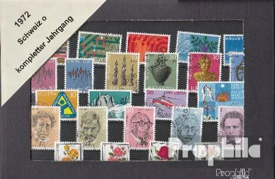 Produktbild von Briefmarken Schweiz 1972 1972 gestempelt