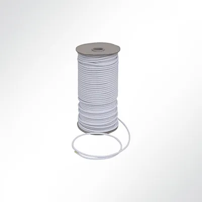 Produktbild von Lysel Gummiseil Planenseil Expanderseil, (D) 10mm in Weiss (1 m)