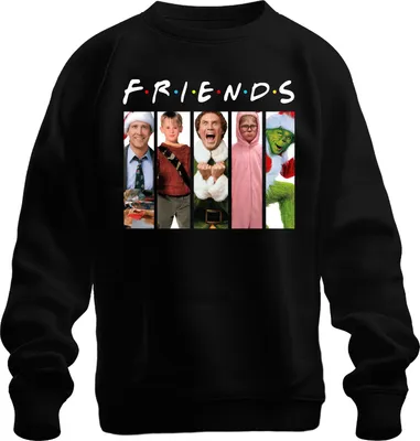 Produktbild von Friends Weihnachtsfilme Kevin Allein Zuhaus Griswold - Weihnachten Christmas Xmas Uni Weihnachtspullover, Schwarz, XXL