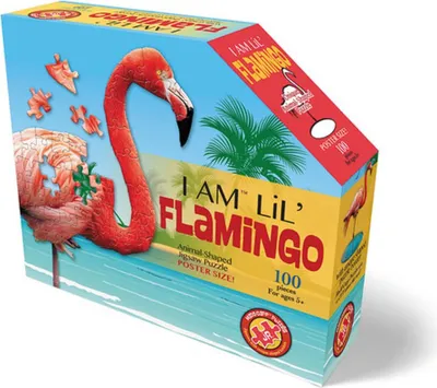Produktbild von Madd Capp Shape Puzzle Junior Flamingo 100 Teile