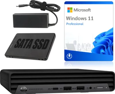 Zdjęcie produktu dla Komputer PC HP ProDesk 400 G6 Mini PC | Intel i3-10100T | 8 GB DDR4 | 256 GB SSD | Win11  | Klasa A