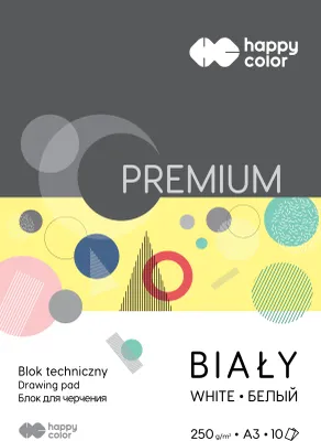 Immagine prodotto di Blok rysunkowy A3 10 kartek papieru Premium Happy Color