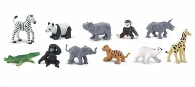 Produktbild von Safari 680004 Zoo Babies Miniatur-Replika